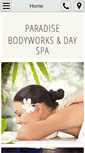 Mobile Screenshot of paradisebodyworksdayspa.com
